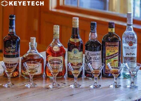 ラム酒の帽子の検査システムを分類する空のびんAIのアルゴリズム