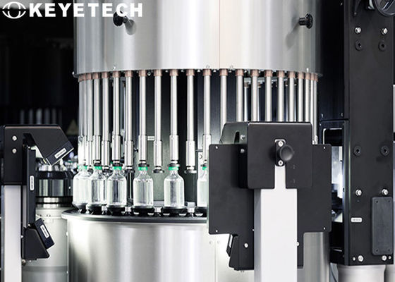 びんの液体の水平なテストのためのAIのアルゴリズムの視野機械電気分解システム