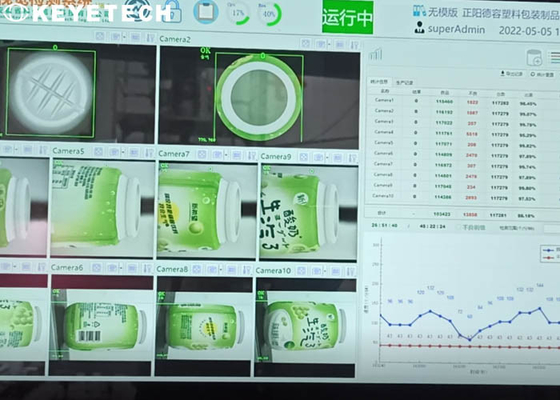 HDの企業のカメラのラインを満たす飲料のための視覚検査システム