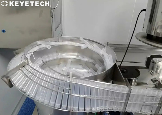 医療用プラスチック遠心管の表面欠陥検出システム
