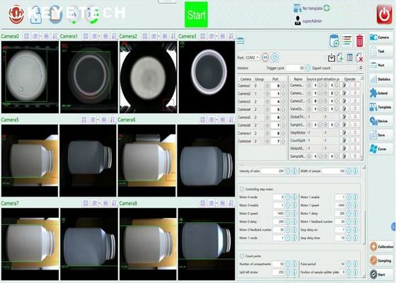 無料リモートアフターサービスサポート 200ccボトル外観検査機